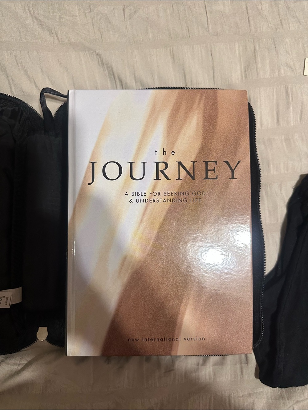 The Journey NIV Bible — Brown & Cream Softcover